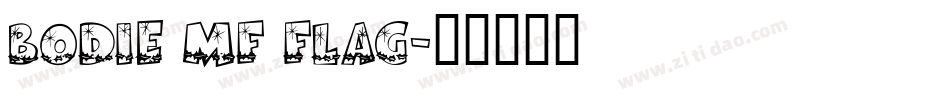 Bodie MF Flag字体转换